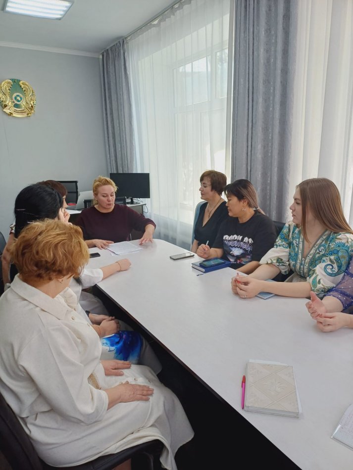 В детском саду состоялось совещание при директоре школы Ахаевой Н.В.